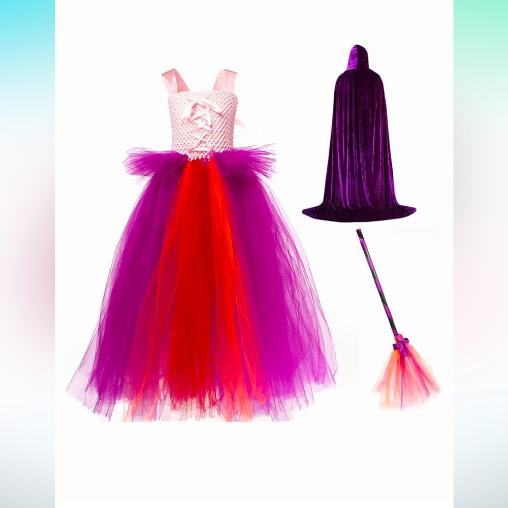 🆕3pc Hocus🎃Pocus Sarah Costume
